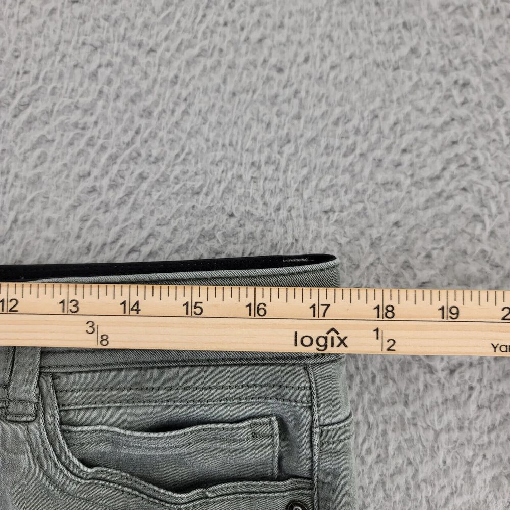 Democracy Jeans Womens 12 Green Denim Skinny Ab Solution Dark Wash Mid Rise - Picture 10 of 10